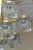Vintage Gaetano Sciolari Brass and Glass Cube Glass Chandelier Italian For Sale In Miami - Image 6 of 10