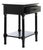 Black Peyton 1 Drawer Accent Table in Black For Sale - Image 8 of 10