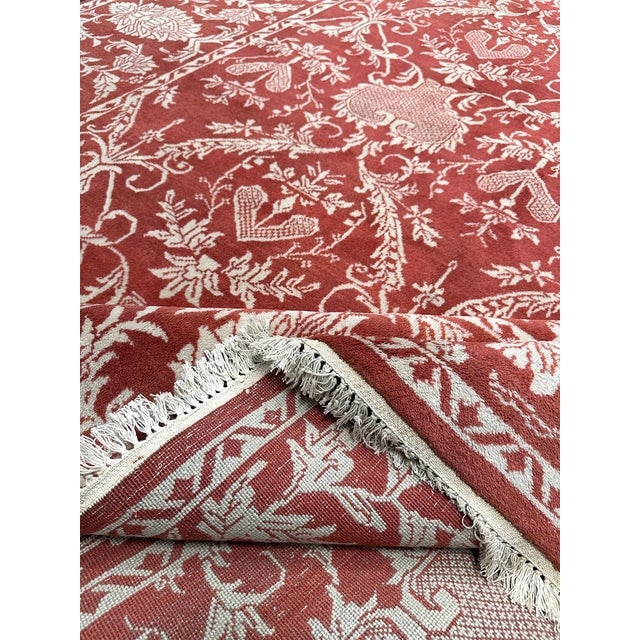 Traditional Handwoven Transitional Area Rug 8x9 For Sale - Image 3 of 12