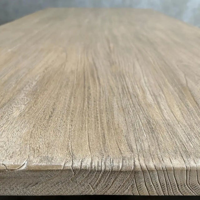 Not Yet Made - Made To Order Custom Reclaimed Elm Wood Coffee Table For Sale - Image 5 of 8