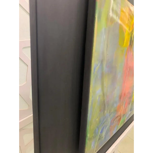 Gilbert Pauli, Cosmos, Mixed Media, 2007, Painting on Plaster For Sale - Image 4 of 6