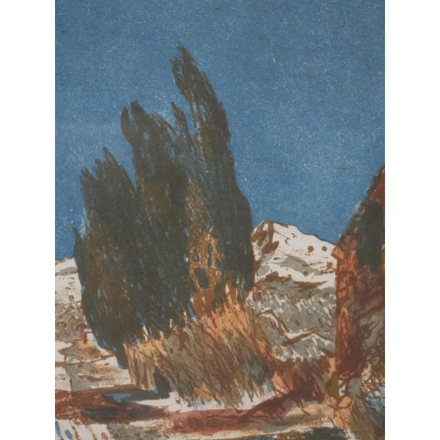 Roland Oudot, La bastide provençale et oliviers, Lithograph For Sale - Image 8 of 9