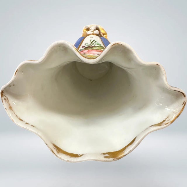 Ceramic 19th Century Old Paris Porcelain Vase For Sale - Image 7 of 7