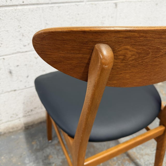 Set of 4 Vintage Danish Modern Teak Dining Chairs by Thomas Harlev for Farstrup, Model 210 Circa 1950s For Sale In New York - Image 6 of 6