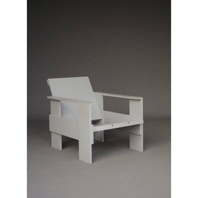 Plywood Crate Chair attributed to Gerrit Rietveld, 1970s For Sale - Image 10 of 10