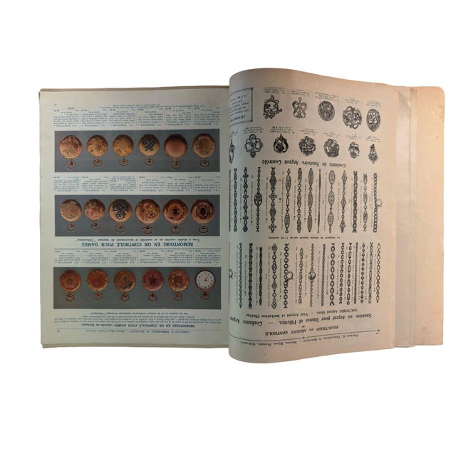 An original French decorative arts trade catalog published by Fabriques G. Tribaudeau of Besançon, dated 1913–1914. This...