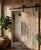 Brown Hand-Carved Tree of Life Wall Panel – Blue Washed Rustic Wood Art, Vintage Barn Door 80 For Sale - Image 8 of 8