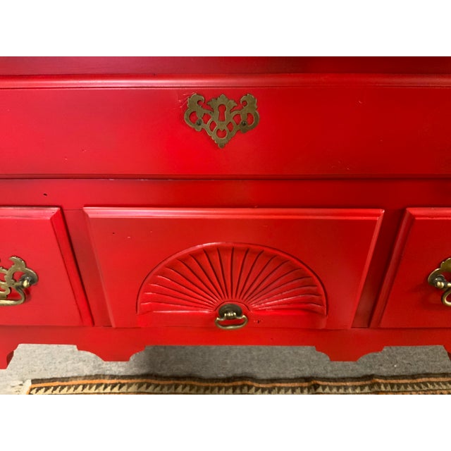 Late 20th Century 20th Globe Furniture Century Low Boy Dresser For Sale - Image 5 of 10