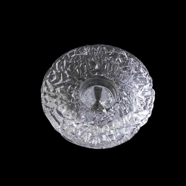 Vintage Olympia Candleholder by Lars Hallsten for Orrefors For Sale - Image 3 of 5