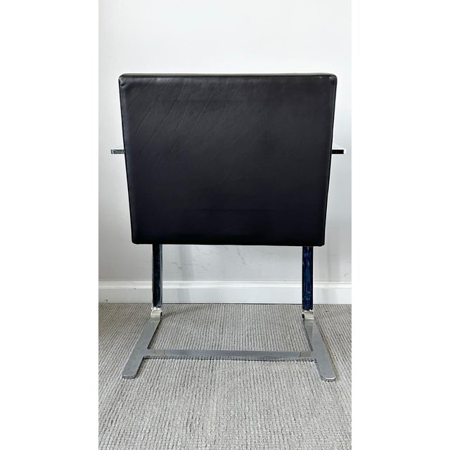 KnollStudio Original Signed Mies Van Der Rohe Brno Flat-Bar Chair - 4 Available For Sale - Image 16 of 16
