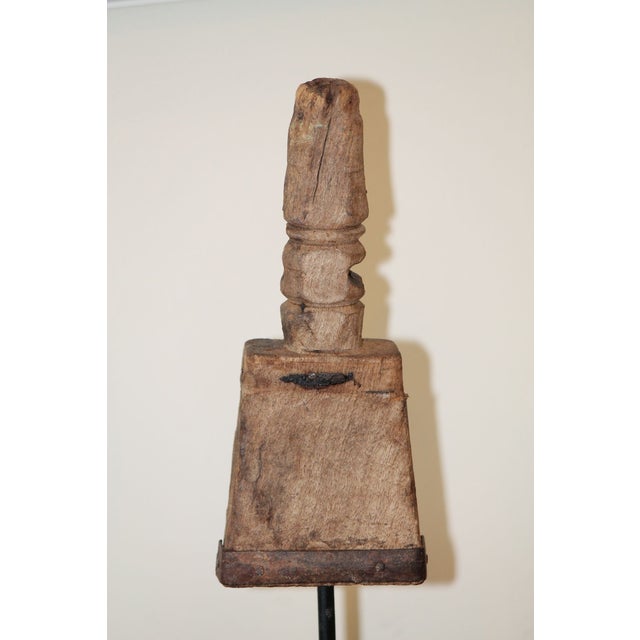 A Pair of Architectural Salvaged Wood Sculptures For Sale - Image 6 of 14
