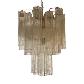 Murano Glass Tronchi Chandeliers, Set of 2 For Sale