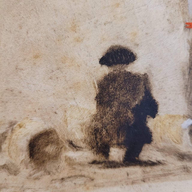 C. Vidaime, Basque Customs, Early 20th Century, Oil Painting on Board, Framed, Set of 2 For Sale - Image 13 of 18