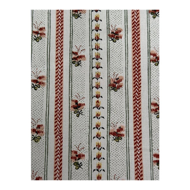 Pierre Frey Braquenié Cotton Fabrics Montbazon 4 7/8 Yards For Sale