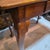 Antique Provincial Queen Anne Cabriole-Leg Writing Table in Warm Patinated Wood With Brass Ring Pull, Circa 1780–1830 For Sale - Image 13 of 17