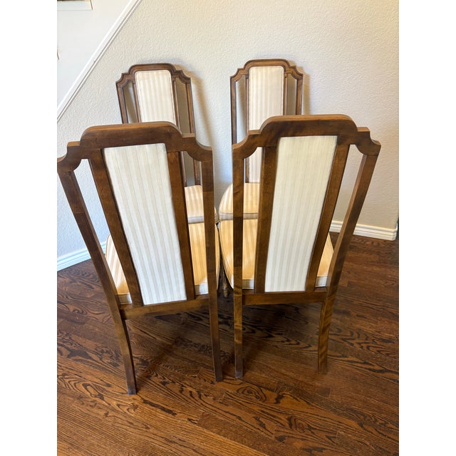 1980s Ethan Allen Classic Manor Maple Dining Chairs - Set of 4 For Sale In Denver - Image 6 of 12