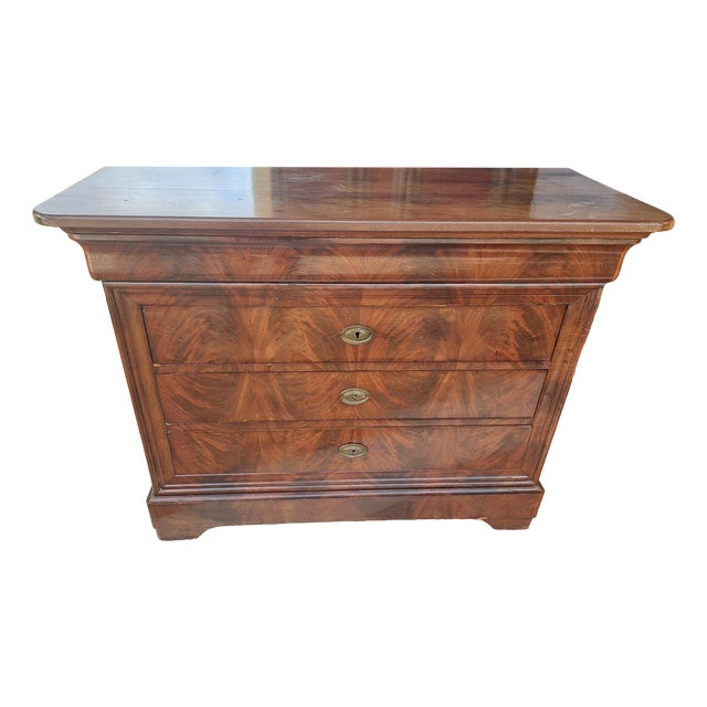 French Louis Philippe Style Chest of Drawers For Sale