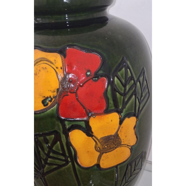 Large Vintage Brutalist Ceramic Floor Vase, 1960s For Sale - Image 14 of 18