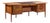 Alma Castilian Mid Century Walnut and Leather Executive Desk For Sale