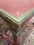Louis XVI Table Gilt Leather Top with Small Tooling Gilt Bronze, 1960s For Sale - Image 4 of 7
