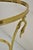 Late 20th Century Italian Hollywood Regency Brass Swan Tripod 2 Tier Round Occasional Side Table For Sale - Image 9 of 12