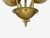 1950s Itsu, Finnish Modern, Snowflake Chandelier, Brass, Glass, Finland For Sale - Image 12 of 14