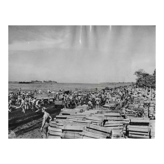 1943 World War II Soldiers Papua New Guinea Photograph For Sale