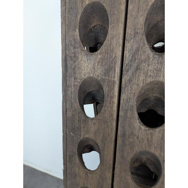 Moët & Chandon Oak Champagne Riddling Rack for 120 Bottles For Sale - Image 3 of 7
