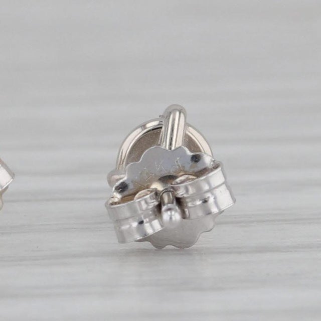 2020s New 0.39ctw VS2 Round Diamond Solitaire Stud Earrings 14k White Gold - 2 Pieces For Sale - Image 5 of 6