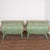 Rococo Pair, 18th Century Italian Large Green Painted Bombay Chest of Drawers Commodes For Sale - Image 3 of 18