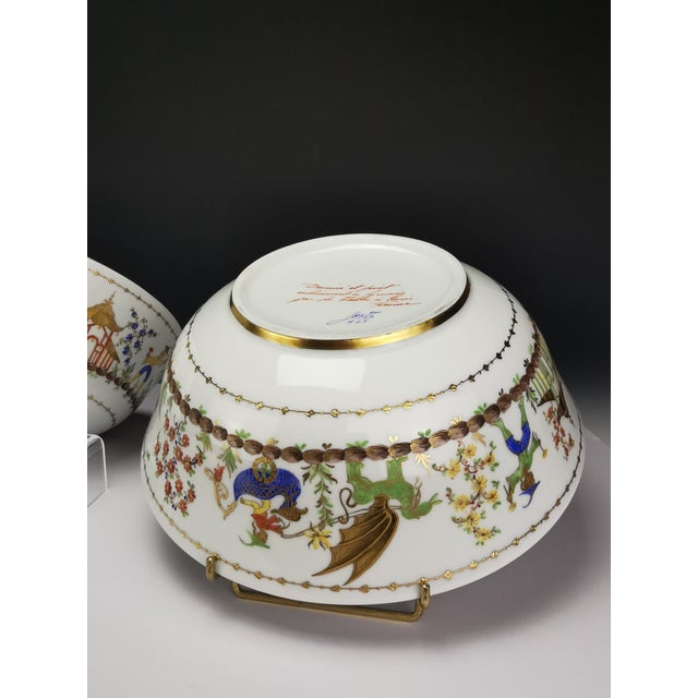 Brown Chinese Circus Salad Bowl by Camille Le Tallec for Tiffany & Co., 1987 For Sale - Image 8 of 11