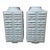 Pair of Antique Chinese Celadon Glazed Cong Vases With Eight Trigrams Motif For Sale