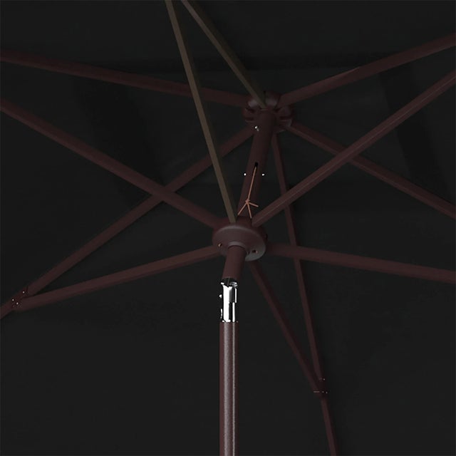 Contemporary Zimmerman 6.5x10 Rectangle Umbrella - Black/White For Sale - Image 3 of 3