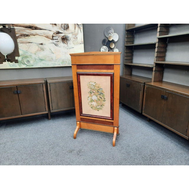 Antique Biedermeier Fire Screen, 1900s For Sale - Image 17 of 17