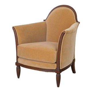 1930s French Art Deco Club Chair For Sale