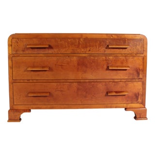 Art Deco Danish Dresser with 3 Drawers from Fritz Hansen, 1930s For Sale