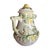 1980s Vintage Portuguese Pottery Pitcher With Raised Grapevine Motif For Sale - Image 5 of 12