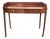 Antique English Sheridan Inlaid Two Drawer Sideboard Server Table For Sale
