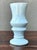 Sky Blue Vintage Speckled Blue Ceramic Vase For Sale - Image 8 of 18