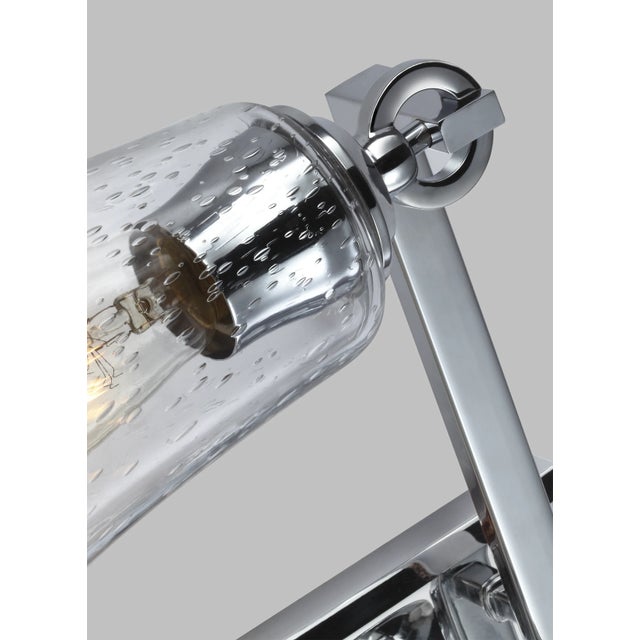 Sean Lavin by Visual Comfort Studio Monterro 3-Light Vanity, Chrome For Sale In Greenville, SC - Image 6 of 8