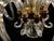 Italian Murano Glass Chandelier with Gold Inserts attributed to Barovier & Toso, 1970s For Sale - Image 12 of 18