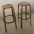 Brown Mid-Century Modern Teak Bentwood Bar Stools - a Pair For Sale - Image 8 of 8