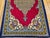 Vintage Qum Area Rug, Hand-Knotted Wool, Geometric Medallion Pattern, 3x5, Red & Navy For Sale - Image 18 of 18