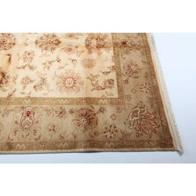 HandMade Turkish Oushak New Product Wool Rug -6' 7'' X 7' 6'' For Sale - Image 9 of 12