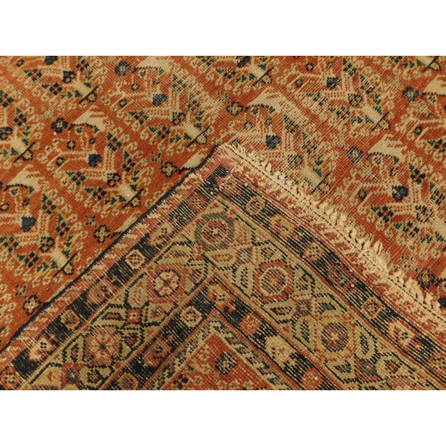 1900 Antique Persian Mahal Rug For Sale - Image 11 of 13