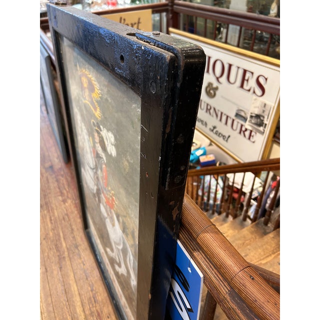 Folk Art Antique British London Pub Two Sided Sign For Sale - Image 3 of 15