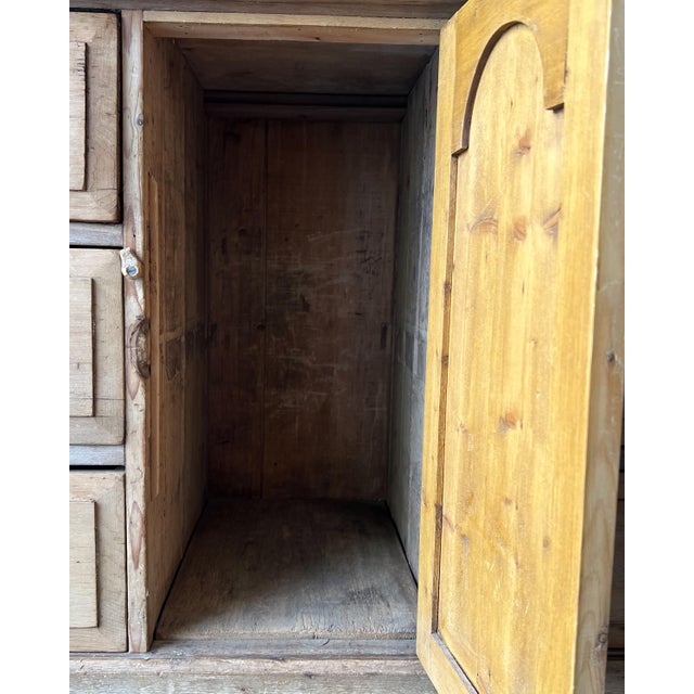 Antique English Pine Dresser Hutch For Sale In Portland, OR - Image 6 of 9
