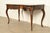 1950s Tomlinson Furniture French Provincial Louis XV Carved Walnut Writing Desk | Circa 1950s For Sale - Image 5 of 14