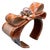 Hermès Hermes Dot Vintage Silk Necktie Cuff Bracelet For Sale - Image 4 of 6