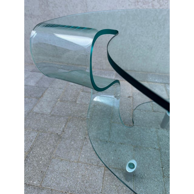Glass Vintage Coffee Table by Elio Vigna For Sale - Image 7 of 14